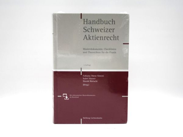 Handbuch Schweizer Aktienrecht 