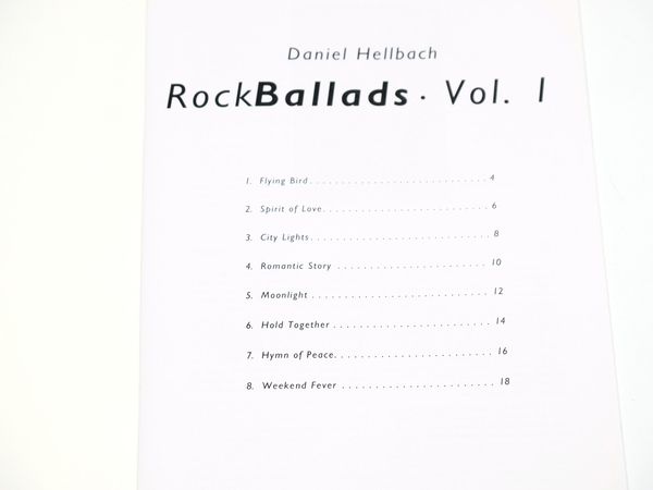 Rock Ballads Vol. 1 für Piano  